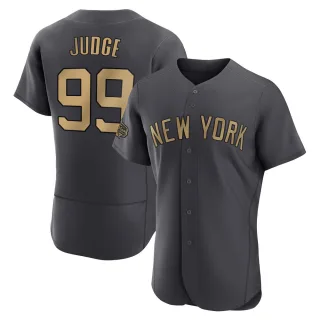 Men's Authentic Charcoal Aaron Judge New York Yankees 2022 All-Star Game Jersey