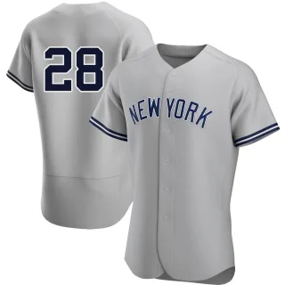 Men's Authentic Gray Josh Donaldson New York Yankees Road Jersey