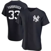 Men's Authentic Navy Ryan Yarbrough New York Yankees Alternate Jersey