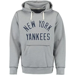 Men's Gray New York Yankees Legacy Fleece Hoodie -