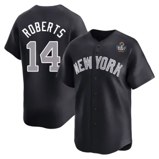 Men's Limited Navy Brian Roberts New York Yankees Alternate 2024 World Series Jersey