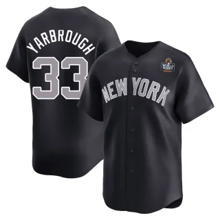 Men's Limited Navy Ryan Yarbrough New York Yankees Alternate 2024 World Series Jersey