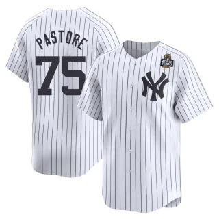 Men's Limited White Duncan Pastore New York Yankees Yankee Home 2024 World Series Jersey