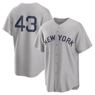 Men's Replica Gray Jonathan Loaisiga New York Yankees 2021 Field of Dreams Jersey