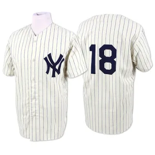 Men's Replica White Don Larsen New York Yankees 1956 Throwback Jersey