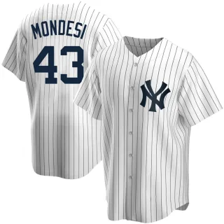 Men's Replica White Raul Mondesi New York Yankees Home Jersey