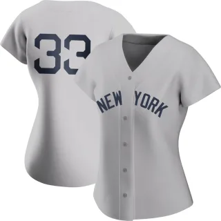 Women's Authentic Gray David Wells New York Yankees 2021 Field of Dreams Jersey