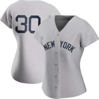 Women's Authentic Gray Jay Bruce New York Yankees 2021 Field of Dreams Jersey
