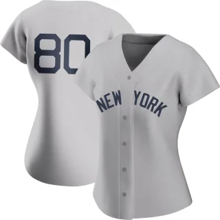 Women's Authentic Gray Kyle Zurak New York Yankees 2021 Field of Dreams Jersey