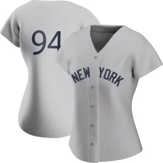 Women's Authentic Gray Matthew James Pita New York Yankees 2021 Field of Dreams Jersey