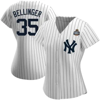 Women's Authentic White Cody Bellinger New York Yankees Home Name 2024 World Series Jersey