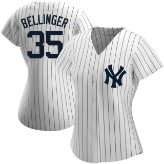 Women's Authentic White Cody Bellinger New York Yankees Home Name Jersey