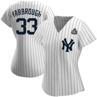 Women's Authentic White Ryan Yarbrough New York Yankees Home Name 2024 World Series Jersey
