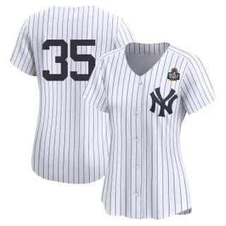 Women's Limited White Cody Bellinger New York Yankees Yankee Home 2nd 2024 World Series Jersey