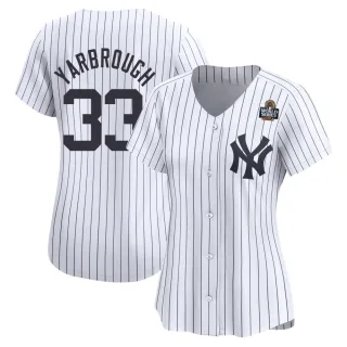Women's Limited White Ryan Yarbrough New York Yankees Yankee Home 2024 World Series Jersey