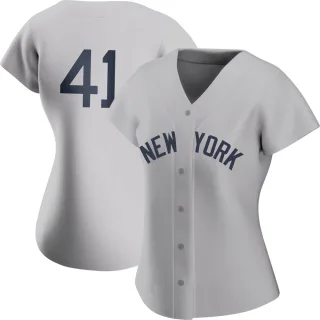 Women's Replica Gray Miguel Andujar New York Yankees 2021 Field of Dreams Jersey