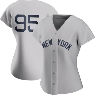 Women's Replica Gray Oswaldo Cabrera New York Yankees 2021 Field of Dreams Jersey