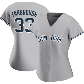 Women's Replica Gray Ryan Yarbrough New York Yankees Road Name Jersey