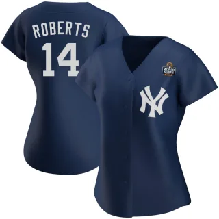 Women's Replica Navy Brian Roberts New York Yankees Alternate Team 2024 World Series Jersey