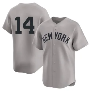 Youth Limited Gray Brian Roberts New York Yankees Away 2nd Jersey