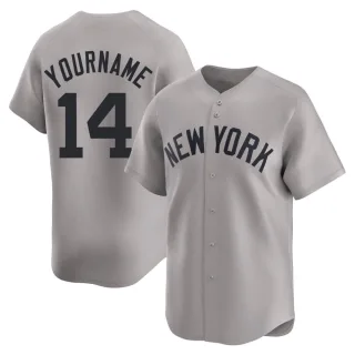 Youth Limited Gray Brian Roberts New York Yankees Away Jersey