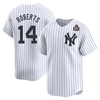 Youth Limited White Brian Roberts New York Yankees Yankee Home 2024 World Series Jersey