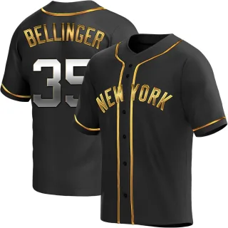 Youth Replica Black Golden Cody Bellinger New York Yankees Alternate Jersey