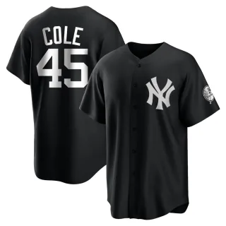 Youth Replica Black/White Gerrit Cole New York Yankees Jersey