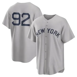 Youth Replica Gray Brandon Decker New York Yankees 2021 Field of Dreams Jersey