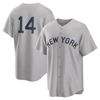Youth Replica Gray Brian Roberts New York Yankees 2021 Field of Dreams Jersey