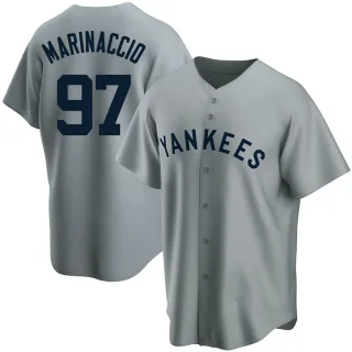 Youth Replica Gray Ron Marinaccio New York Yankees Road Cooperstown Collection Jersey