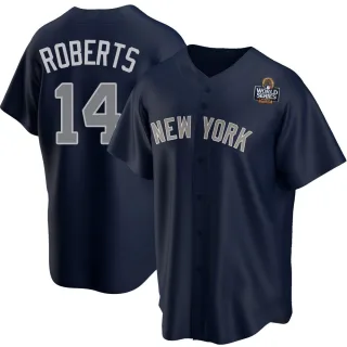 Youth Replica Navy Brian Roberts New York Yankees Alternate 2024 World Series Jersey