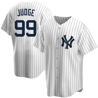 Youth Replica White Aaron Judge New York Yankees Home Jersey